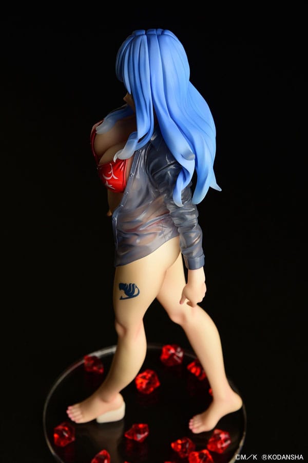 Fairy Tail 1/6 Jubia Lokser Gravure_Stylesee-through wet shirt Black Bikini / Red Bikini 25 cm