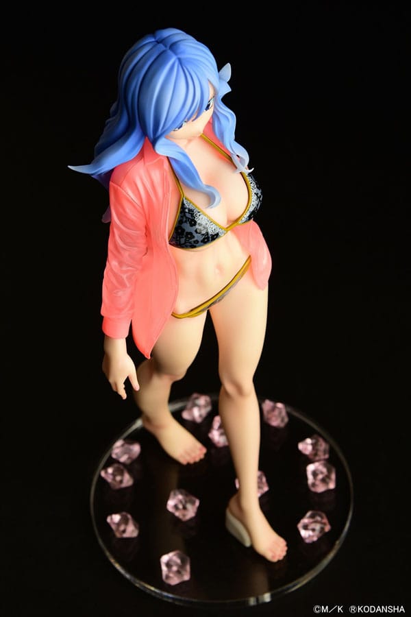 Fairy Tail 1/6 Jubia Lokser Gravure_Stylesee-through wet shirt Black Bikini / Red Bikini 25 cm