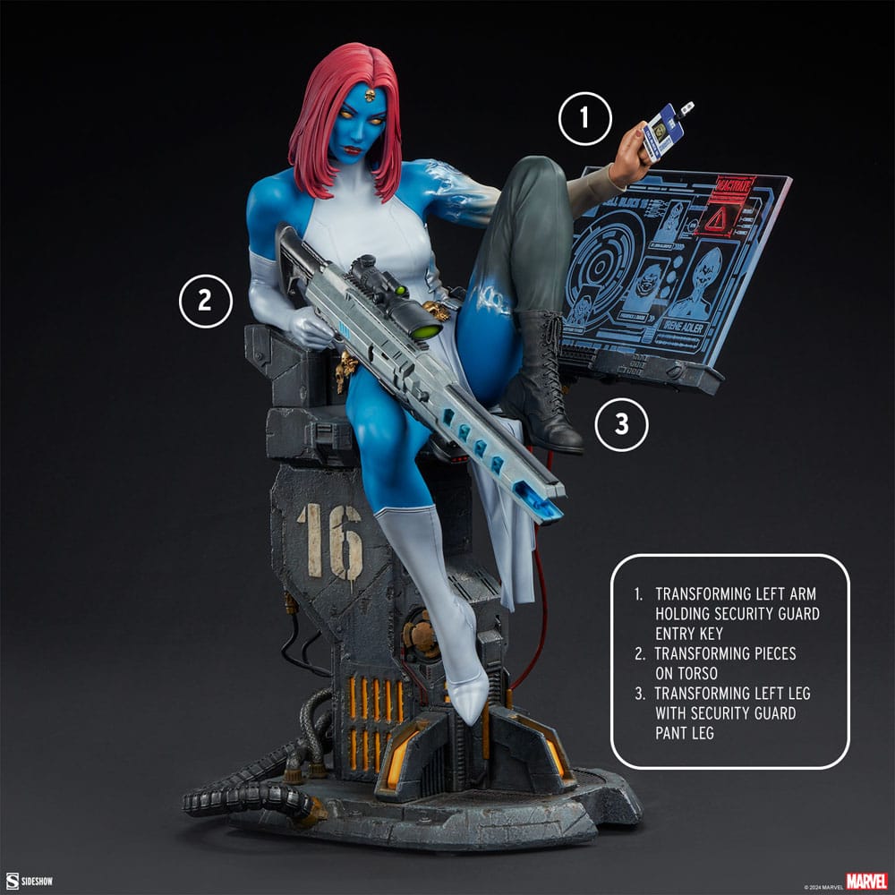 Marvel Premium Format Statue Mystique: Freedom and Destiny 39 cm