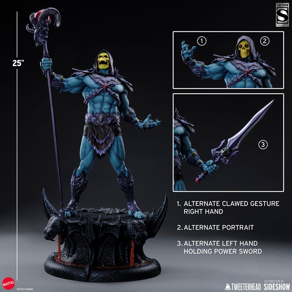 Masters of the Universe Legends Maquette 1/5 Skeletor (Classic Edition) 63 cm