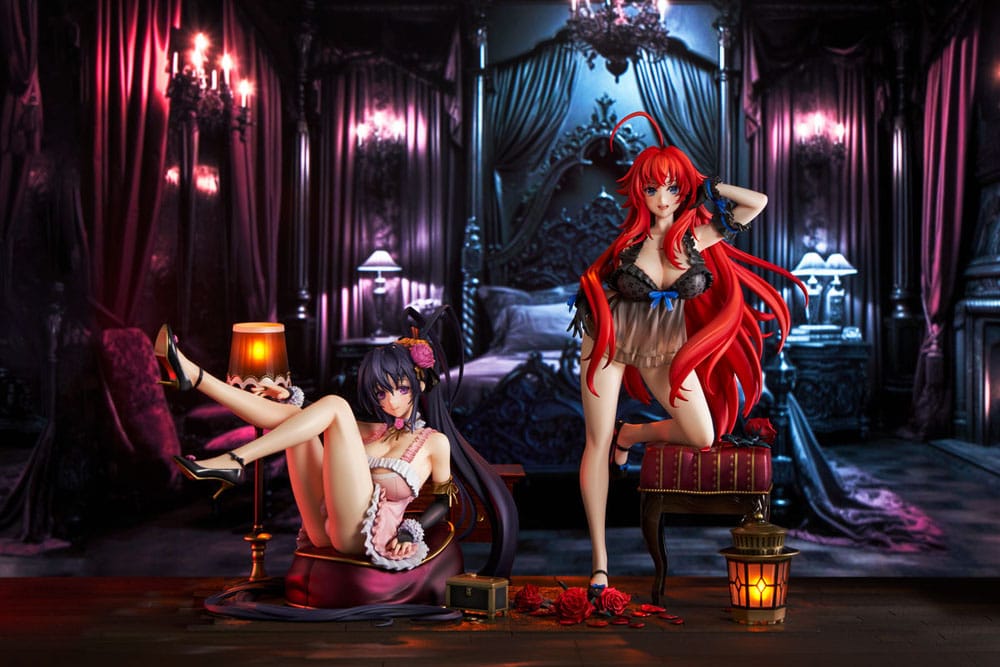 High School DxD Hero PVC 1/6.5 Rias Gremory / Akeno Himejima Light Novel 15th Anniversary ver. 29 cm