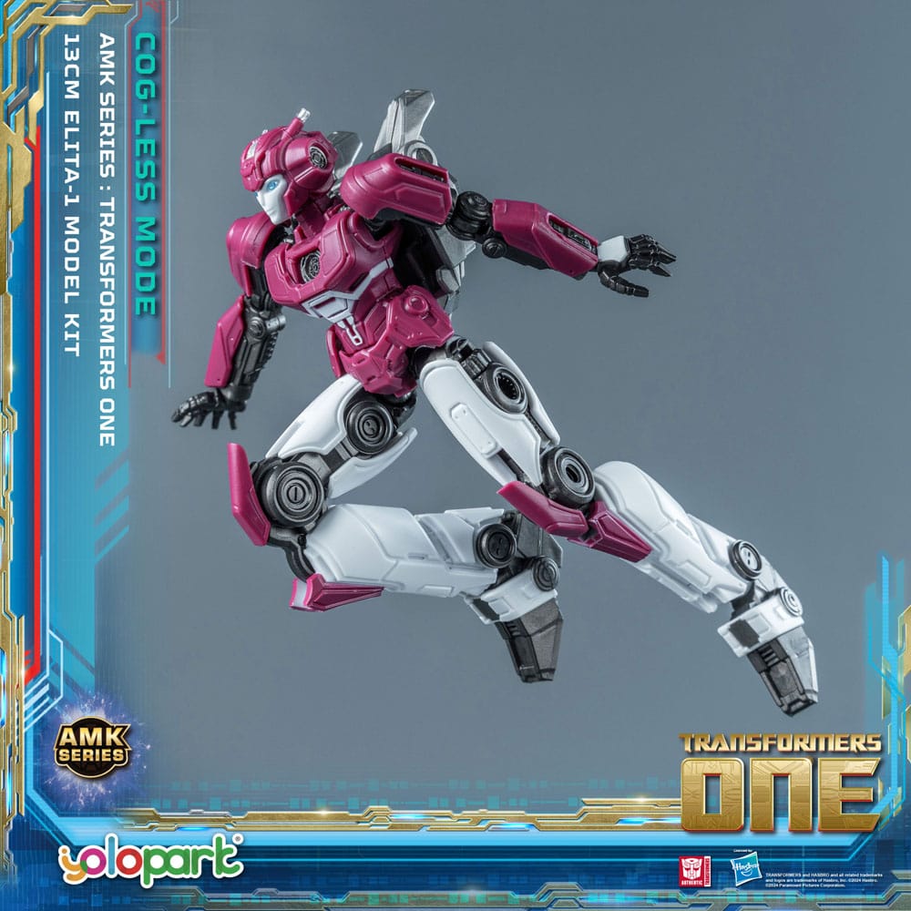 Transformers 8 AMK Mini Series Plastic Model Kit Elita-1 / B-127 / D-16 / Orion Pax 13 cm