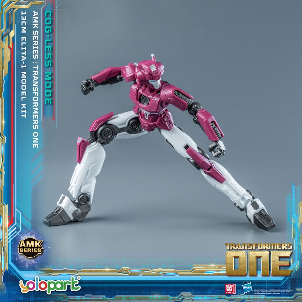 Transformers 8 AMK Mini Series Plastic Model Kit Elita-1 / B-127 / D-16 / Orion Pax 13 cm