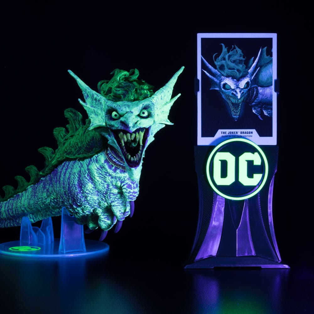 Dark Nights: Metal DC Multiverse Figure The Joker Dragon Glow in the Dark Edition (Gold Label) 25 cm