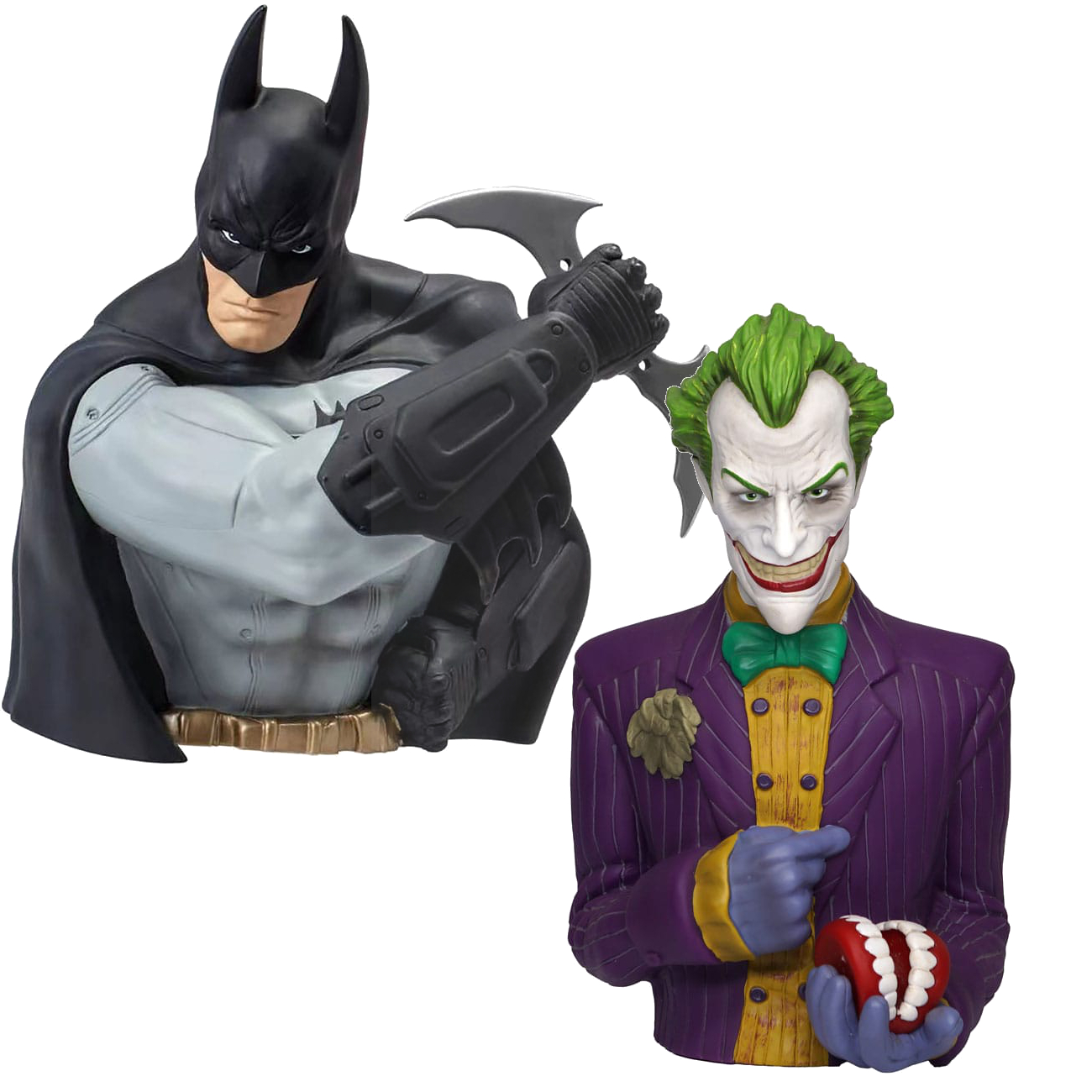 Batman Arkham Asylum PX Coin Bank Joker / Batman