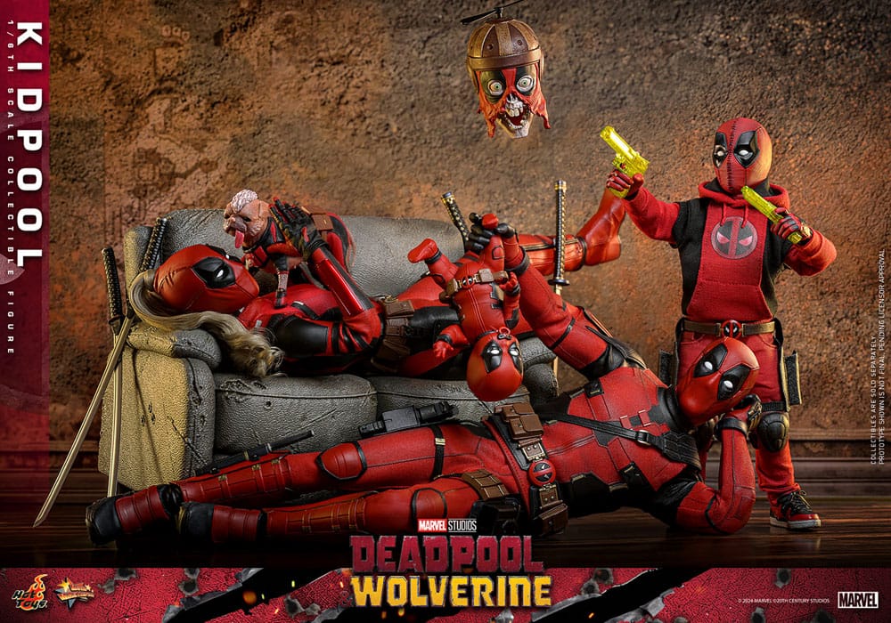 Deadpool & Wolverine Movie Masterpiece Action Figure 1/6 Kidpool 22 cm