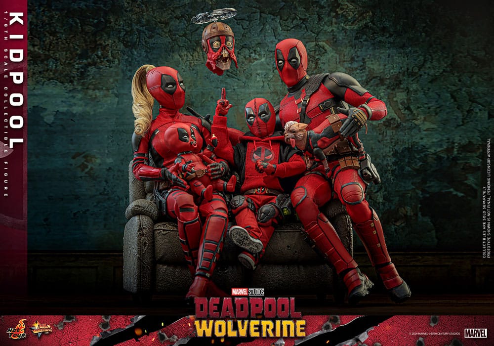 Deadpool & Wolverine Movie Masterpiece Action Figure 1/6 Kidpool 22 cm