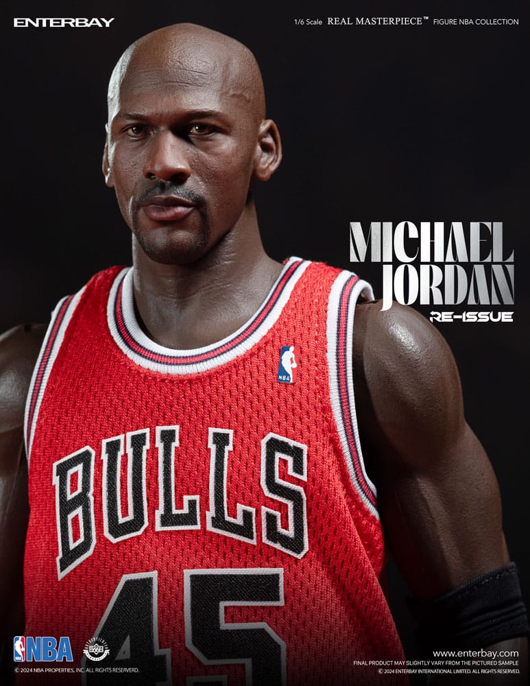 NBA Collection Real Masterpiece Action figure 1/6 Michael Jordan I'm Back Edition Limited 30 cm