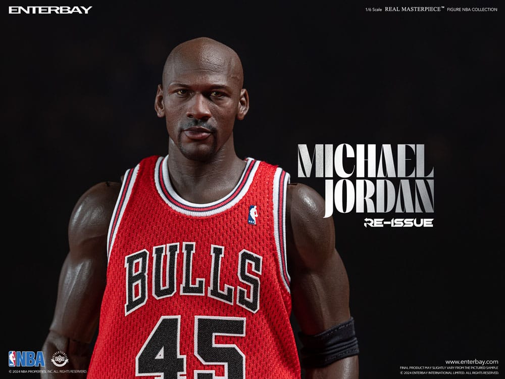 NBA Collection Real Masterpiece Action figure 1/6 Michael Jordan I'm Back Edition Limited 30 cm