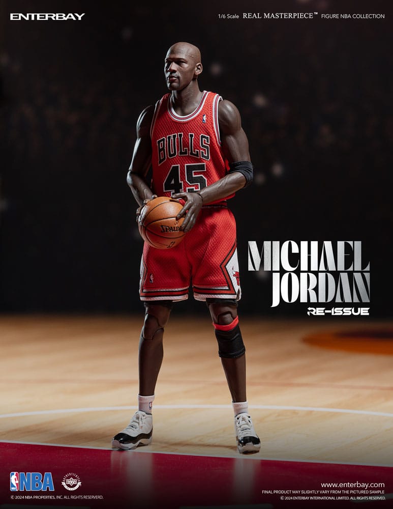 NBA Collection Real Masterpiece Action figure 1/6 Michael Jordan I'm Back Edition Limited 30 cm