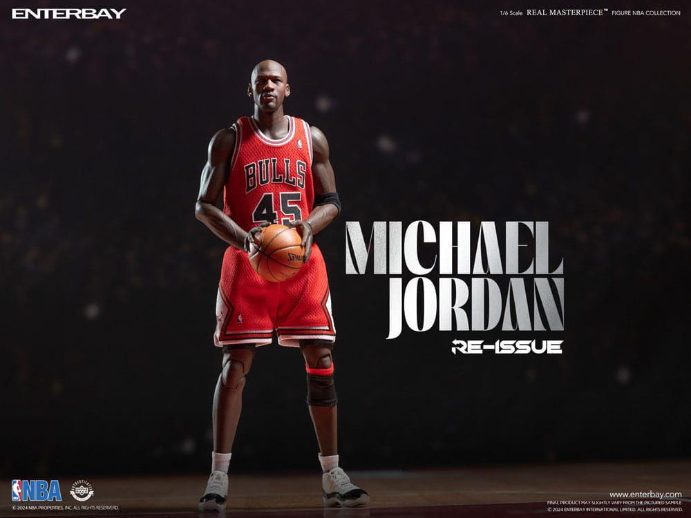 NBA Collection Real Masterpiece Action figure 1/6 Michael Jordan I'm Back Edition Limited 30 cm