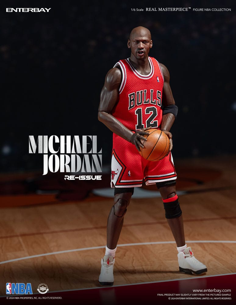 NBA Collection Real Masterpiece Action figure 1/6 Michael Jordan I'm Back Edition Limited 30 cm