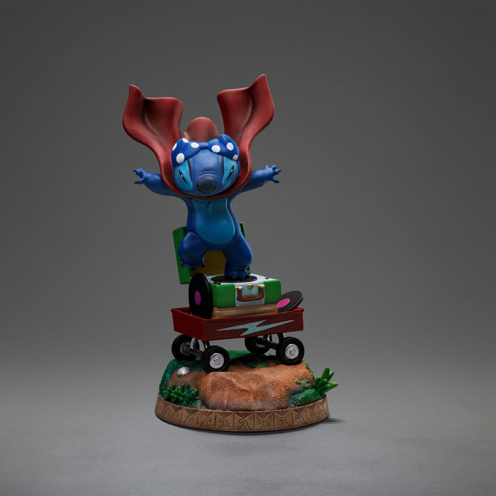 Lilo & Stitch Art Scale Statue 1/10 Stitch Laundry / King of Rock / Hula 19 cm