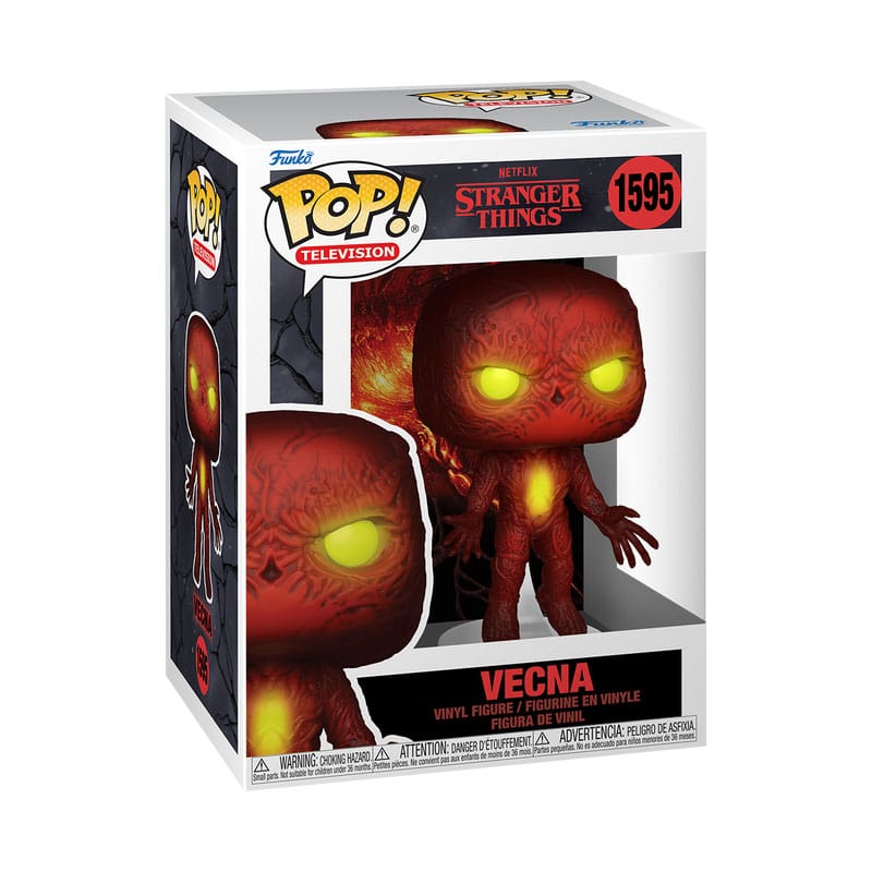 Stranger Things Rift POP! TV Vinyl Figure Vecna / Demogorgon 9 cm