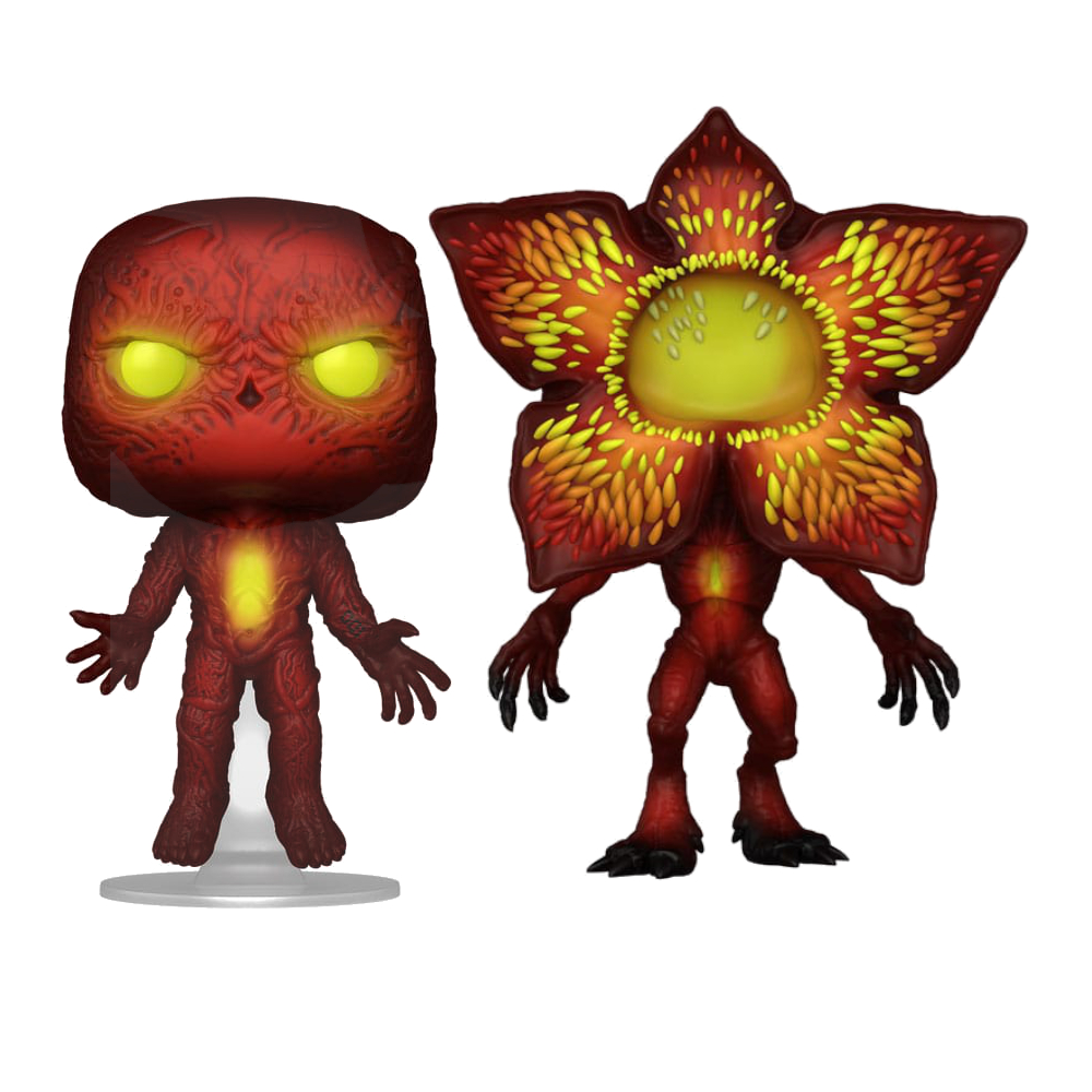 Stranger Things Rift POP! TV Vinyl Figure Vecna / Demogorgon 9 cm