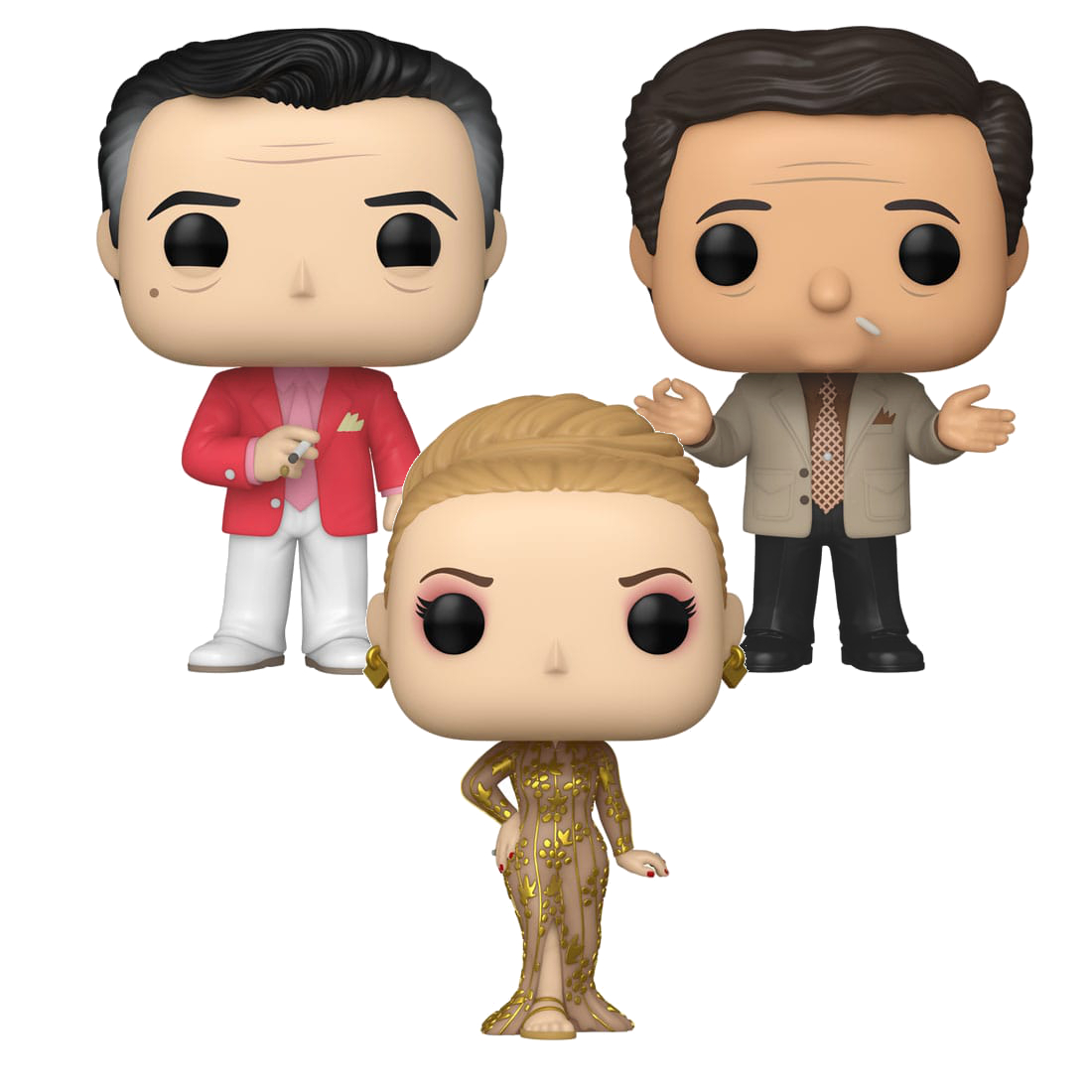 Casino POP! Movies Vinyl Figure Sam Rothstein / Nicky Santoro / Ginger McKenna9 cm