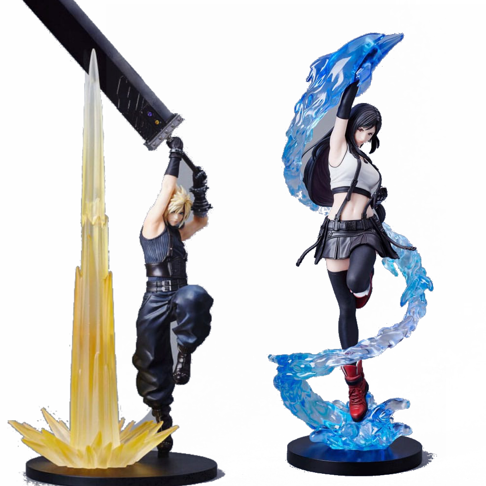 Final Fantasy VII Rebirth PVC Figure Tifa Lockhart / Cloud Strife 24-30 cm