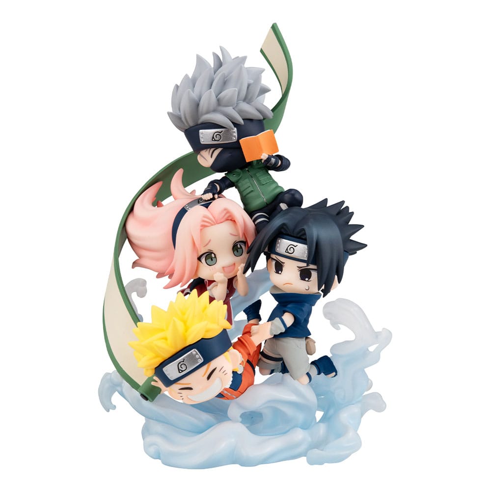 Naruto Shippuden FigUnity PVC Mini Statue Gather here, Team 7 13 cm