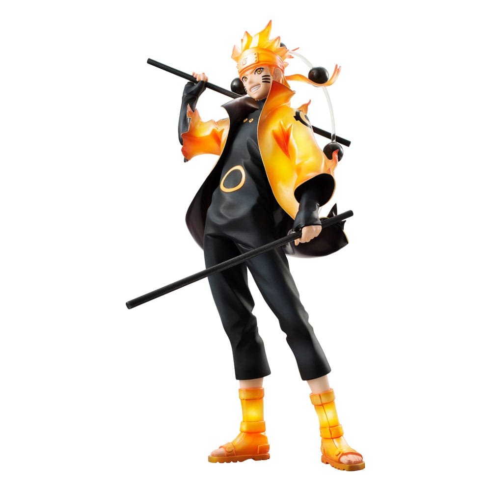 Naruto Shippuden G.E.M. Series PVC Statue Naruto Six Paths Sage Mode 15th Anniversary Ver. 22 cm