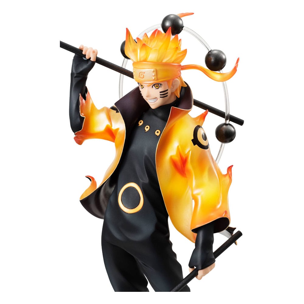 Naruto Shippuden G.E.M. Series PVC Statue Naruto Six Paths Sage Mode 15th Anniversary Ver. 22 cm