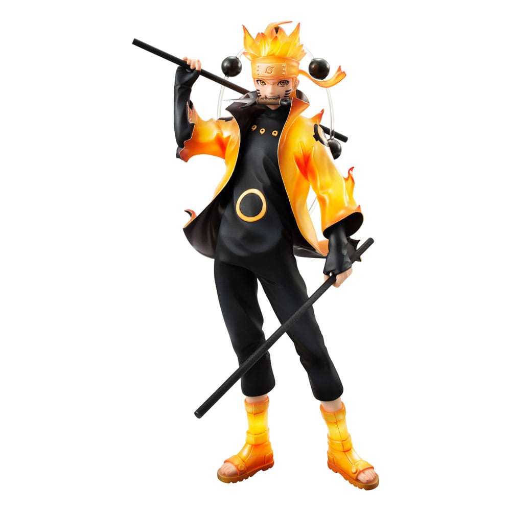 Naruto Shippuden G.E.M. Series PVC Statue Naruto Six Paths Sage Mode 15th Anniversary Ver. 22 cm