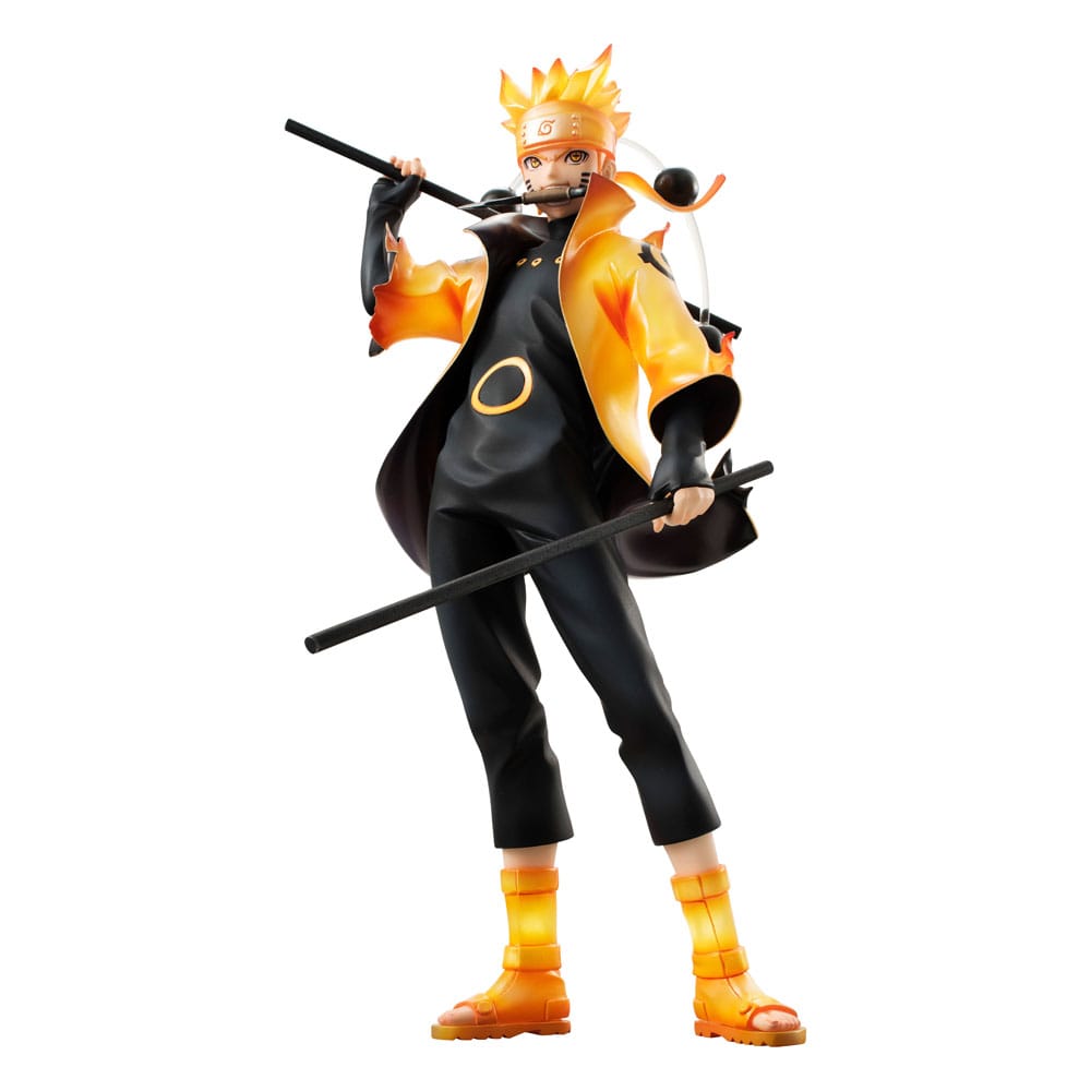 Naruto Shippuden G.E.M. Series PVC Statue Naruto Six Paths Sage Mode 15th Anniversary Ver. 22 cm