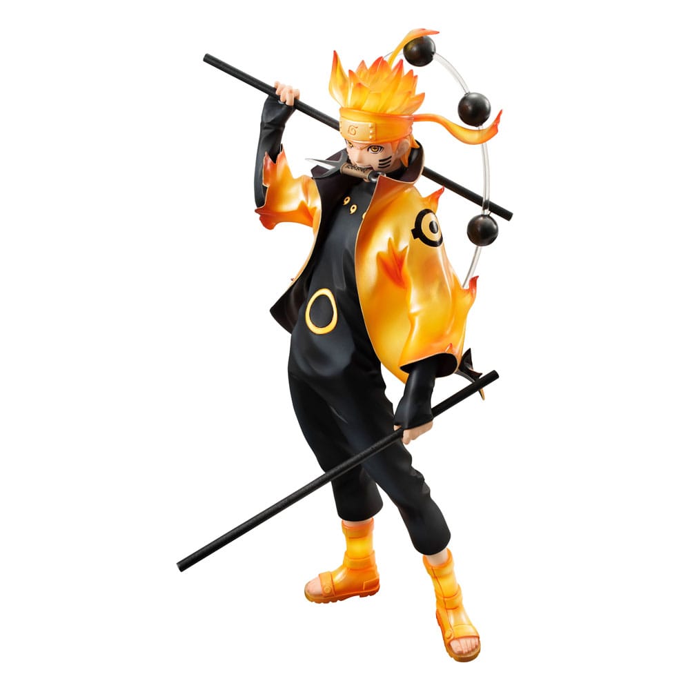 Naruto Shippuden G.E.M. Series PVC Statue Naruto Six Paths Sage Mode 15th Anniversary Ver. 22 cm