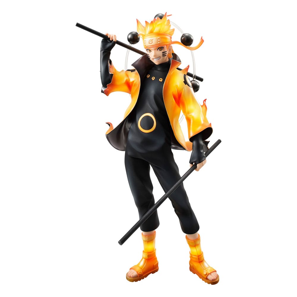 Naruto Shippuden G.E.M. Series PVC Statue Naruto Six Paths Sage Mode 15th Anniversary Ver. 22 cm