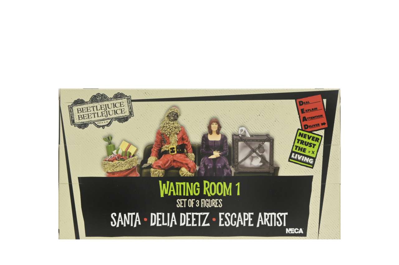 Beetlejuice 2 Waiting Room Set1 - 3 Figure 10 cm