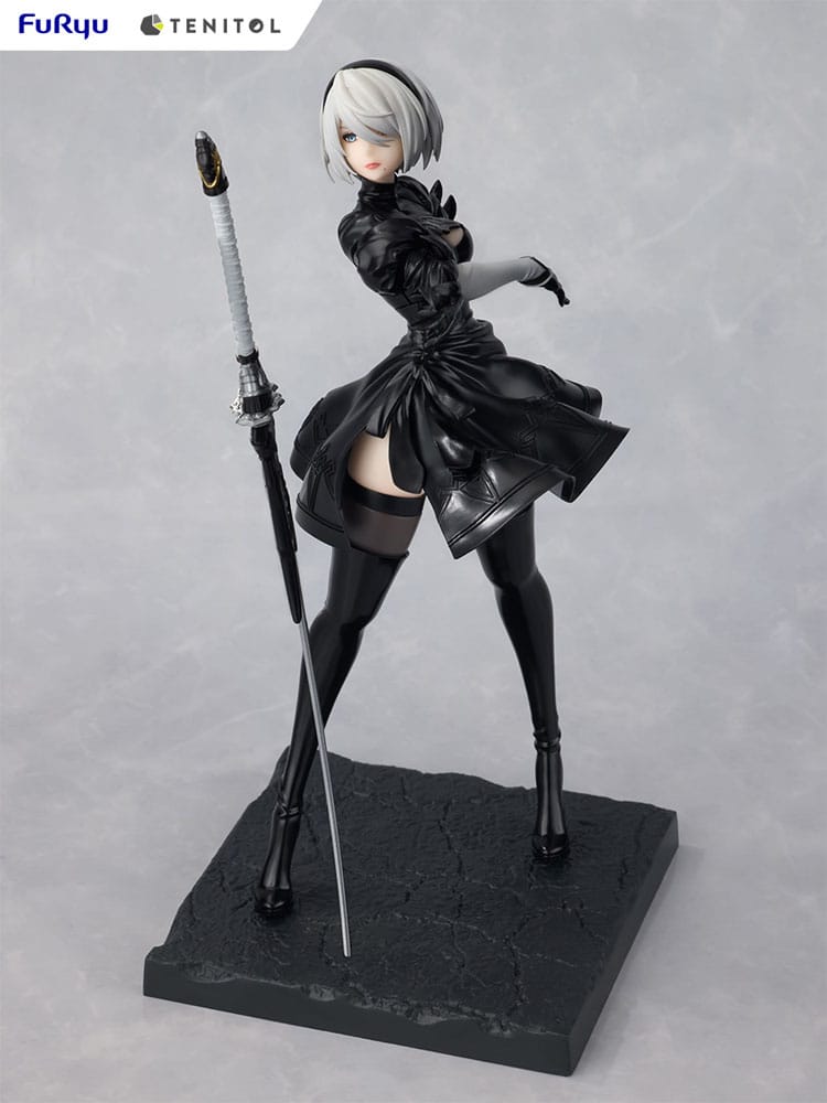 NieR:Automata Tenitol PVC Statue 2B / 9S Ver1.1a 22-18 cm