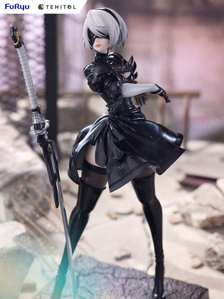 NieR:Automata Tenitol PVC Statue 2B / 9S Ver1.1a 22-18 cm