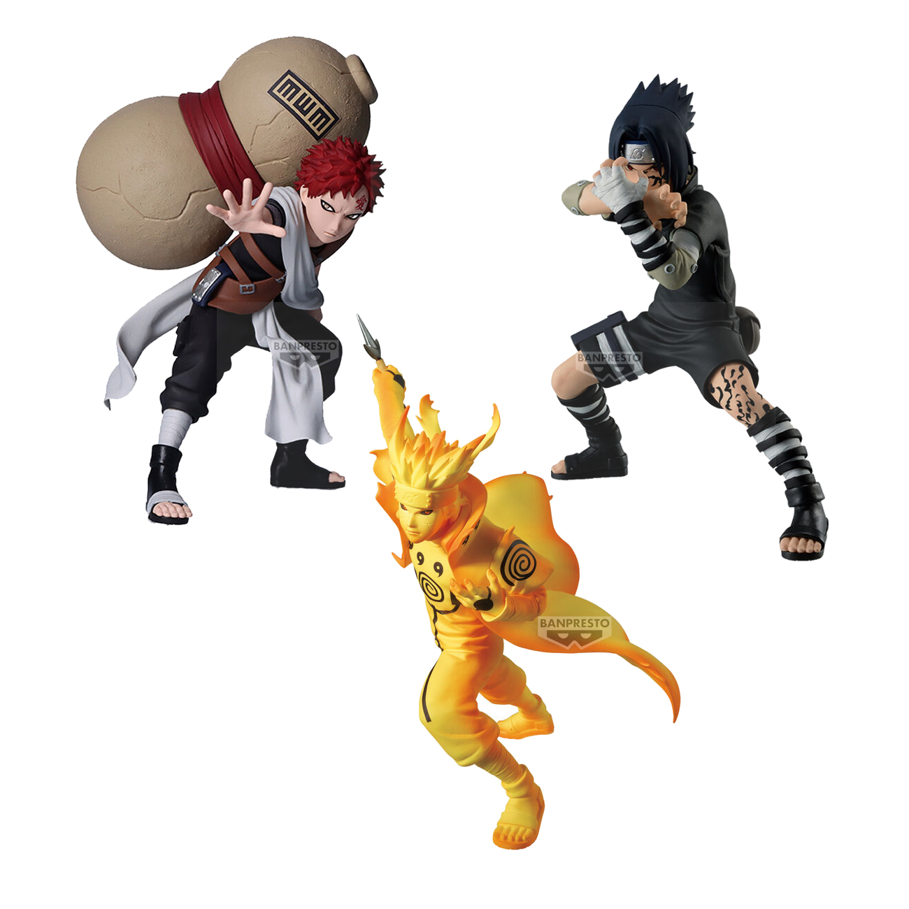 Naruto Shippuden Gaara / Sasuke Uchiha / Minato Namikaze Vibration Stars figure 12cm