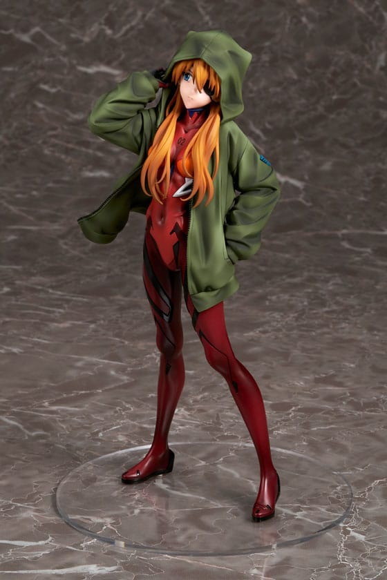 Shin Evangelion Movie PVC Statue 1/7 Shikinami Asuka Langley Hoodie Ver. 23 cm