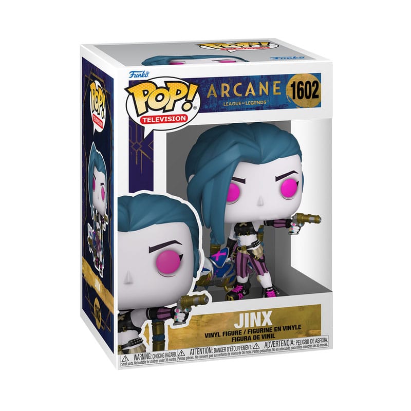 Arcane League of Legends POP! Vinyl Figure Jinx / Silco / Ekko / Vi / Heimerdinger 9 cm