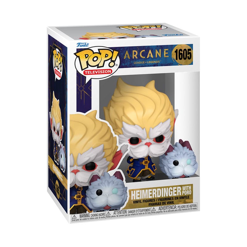 Arcane League of Legends POP! Vinyl Figure Jinx / Silco / Ekko / Vi / Heimerdinger 9 cm