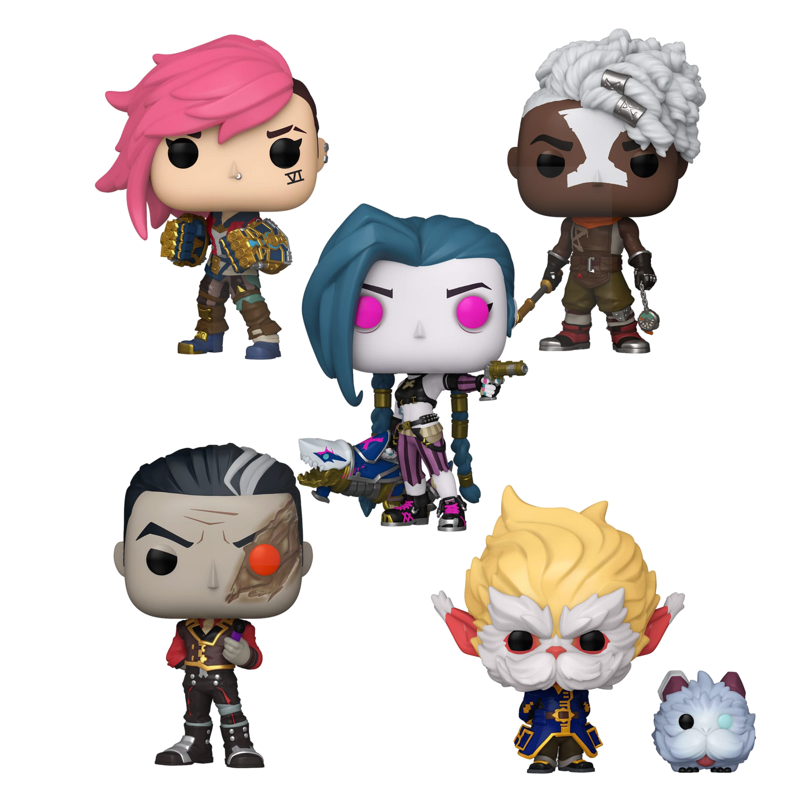 Arcane League of Legends POP! Vinyl Figure Jinx / Silco / Ekko / Vi / Heimerdinger 9 cm