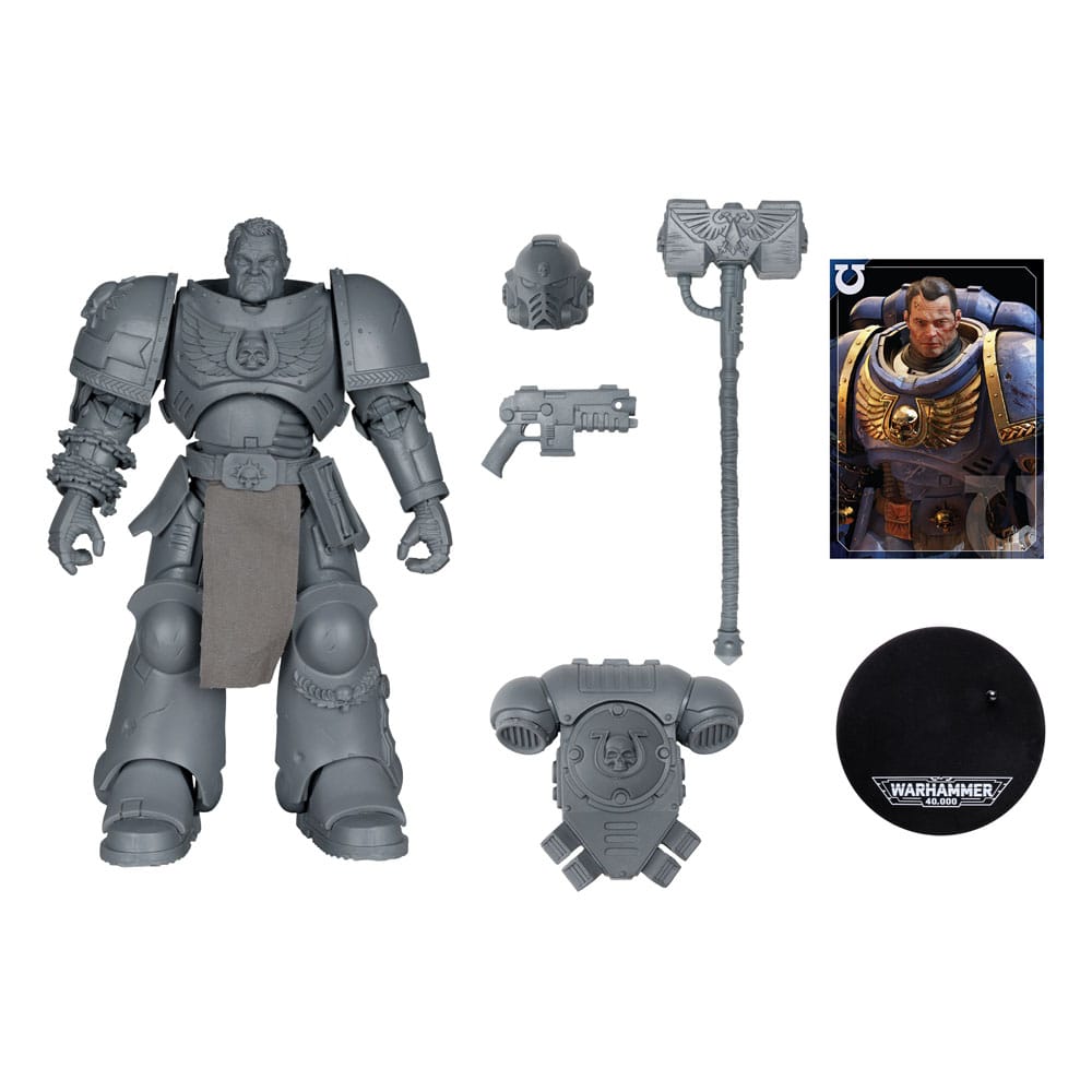 Warhammer 40,000 Action Ultramarines: Lieutenant Titus / Lieutenant Titus (Artist Proof) 18 cm