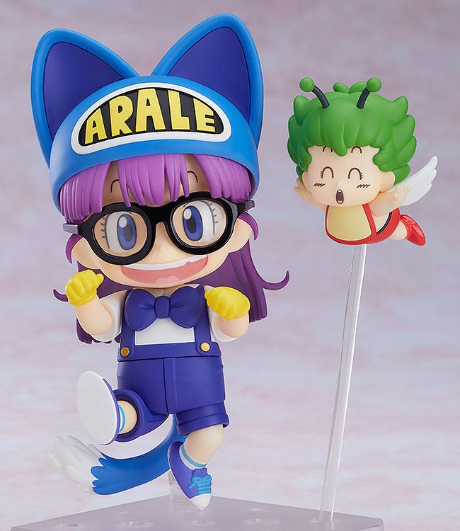 Dr. Slump Nendoroid Action Figure Arale Norimaki Cat Ears Ver. & Gatchan 10 cm