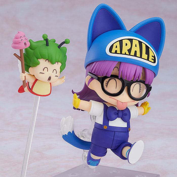 Dr. Slump Nendoroid Action Figure Arale Norimaki Cat Ears Ver. & Gatchan 10 cm