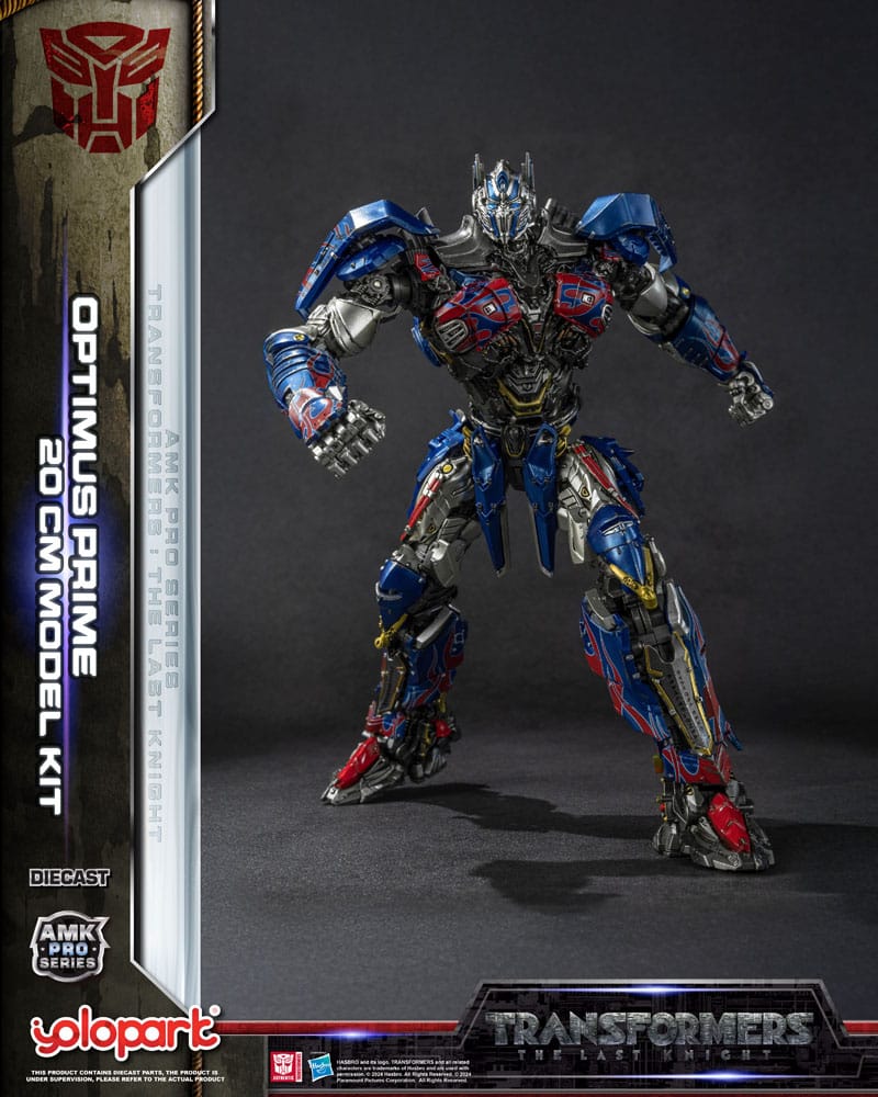 Transformers: The Last Knight AMK Pro Series Plastic Model Kit Optimus Prime Oversea Version 20 cm