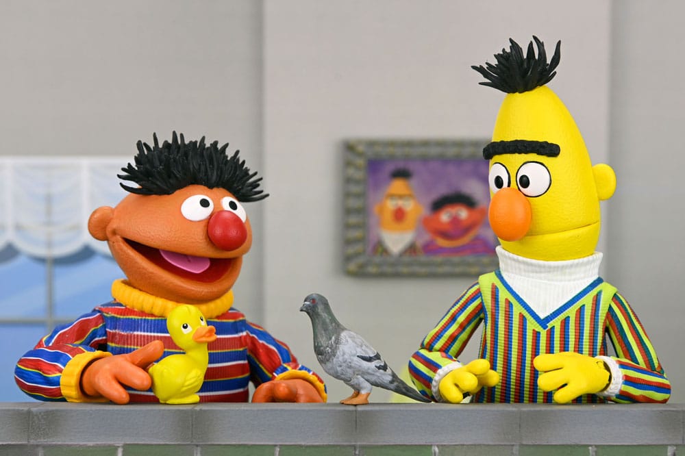 Sesame Street Ultimate Action Figure Ultimate Bert / Ernie 18 cm