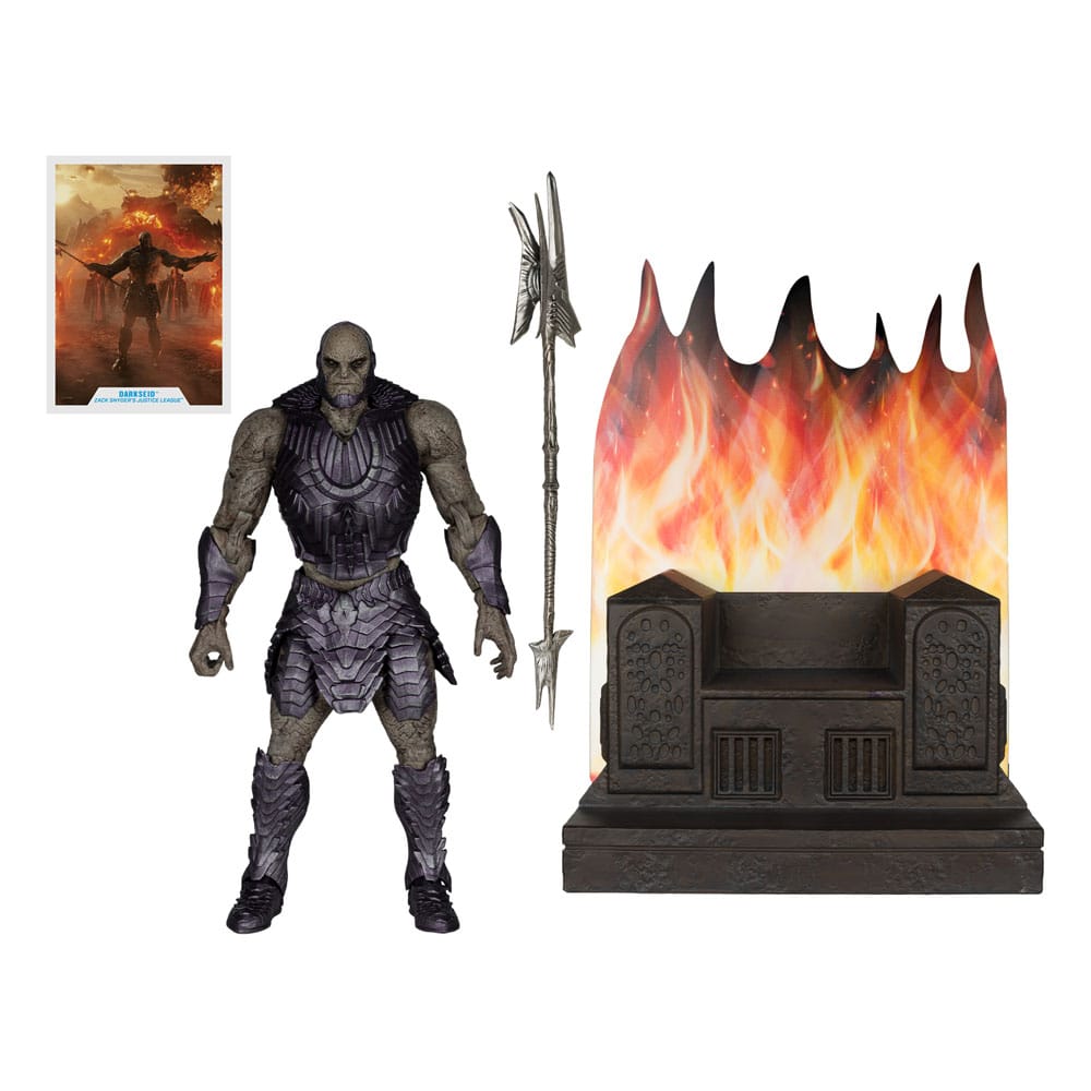 Zack Snyder's Justice League DC Multiverse Mega Action Figure Darkseid with Throne Gold Label 24 cm