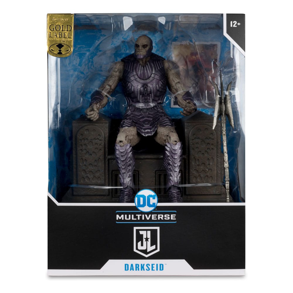 Zack Snyder's Justice League DC Multiverse Mega Action Figure Darkseid with Throne Gold Label 24 cm