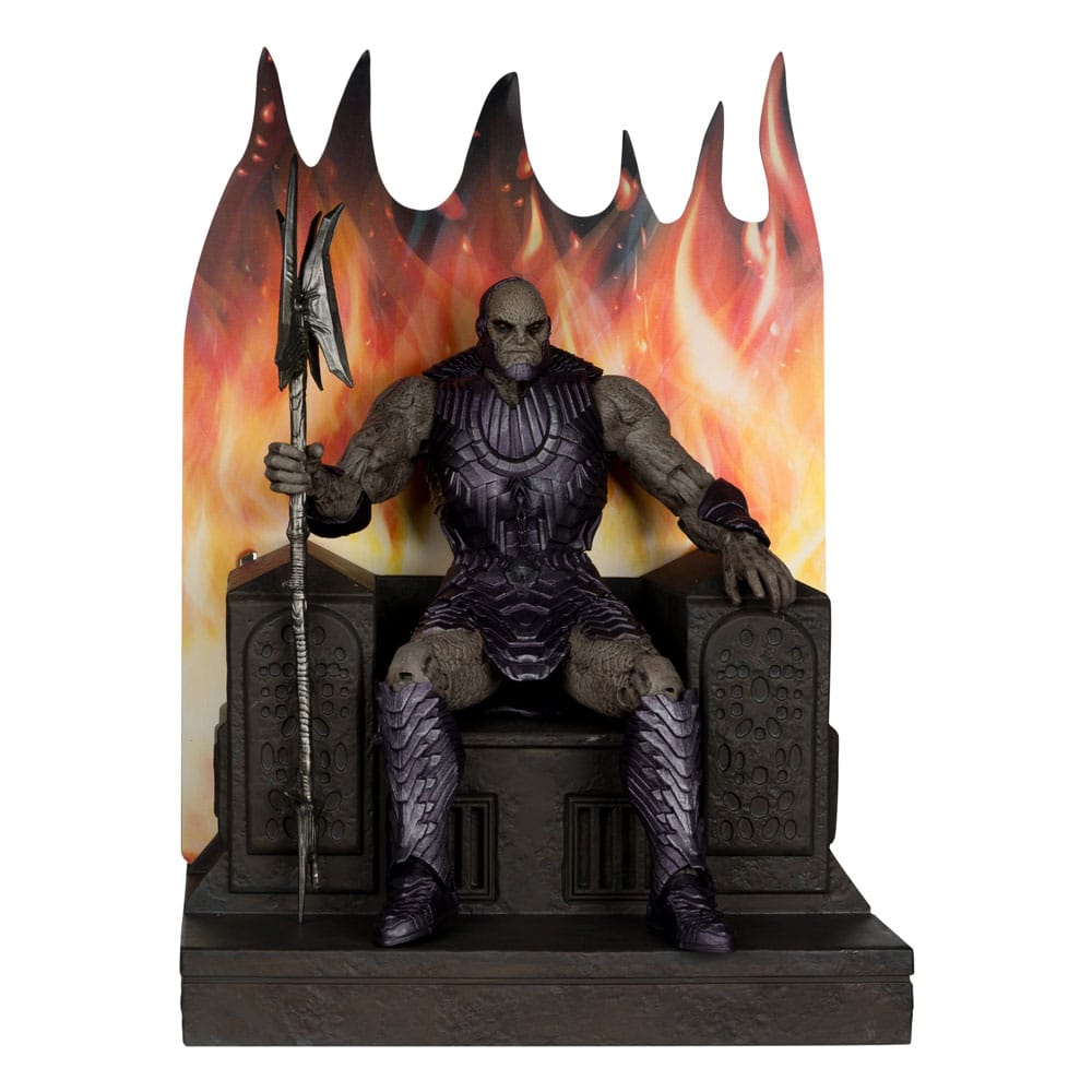 Zack Snyder's Justice League DC Multiverse Mega Action Figure Darkseid with Throne Gold Label 24 cm