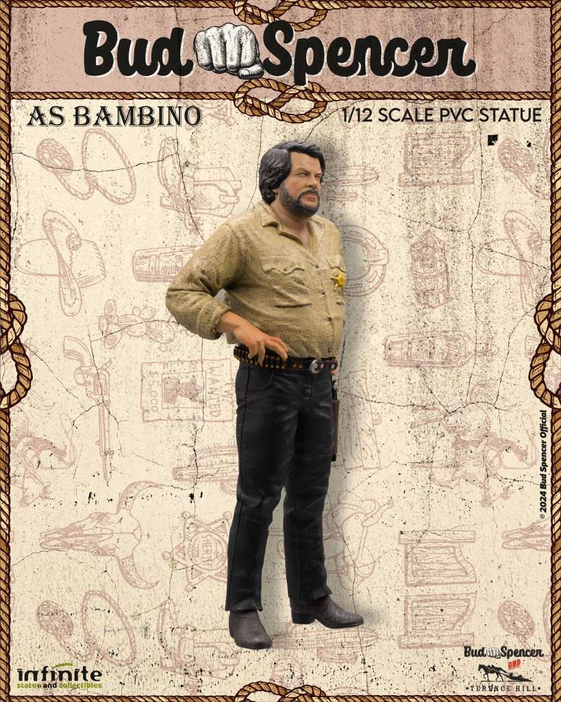 Bud spencer  Bambino / Trinità / Bulldozer / Banana Joe 1/12 pvc statue