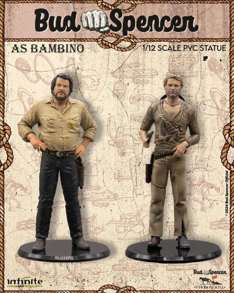 Bud spencer  Bambino / Trinità / Bulldozer / Banana Joe 1/12 pvc statue