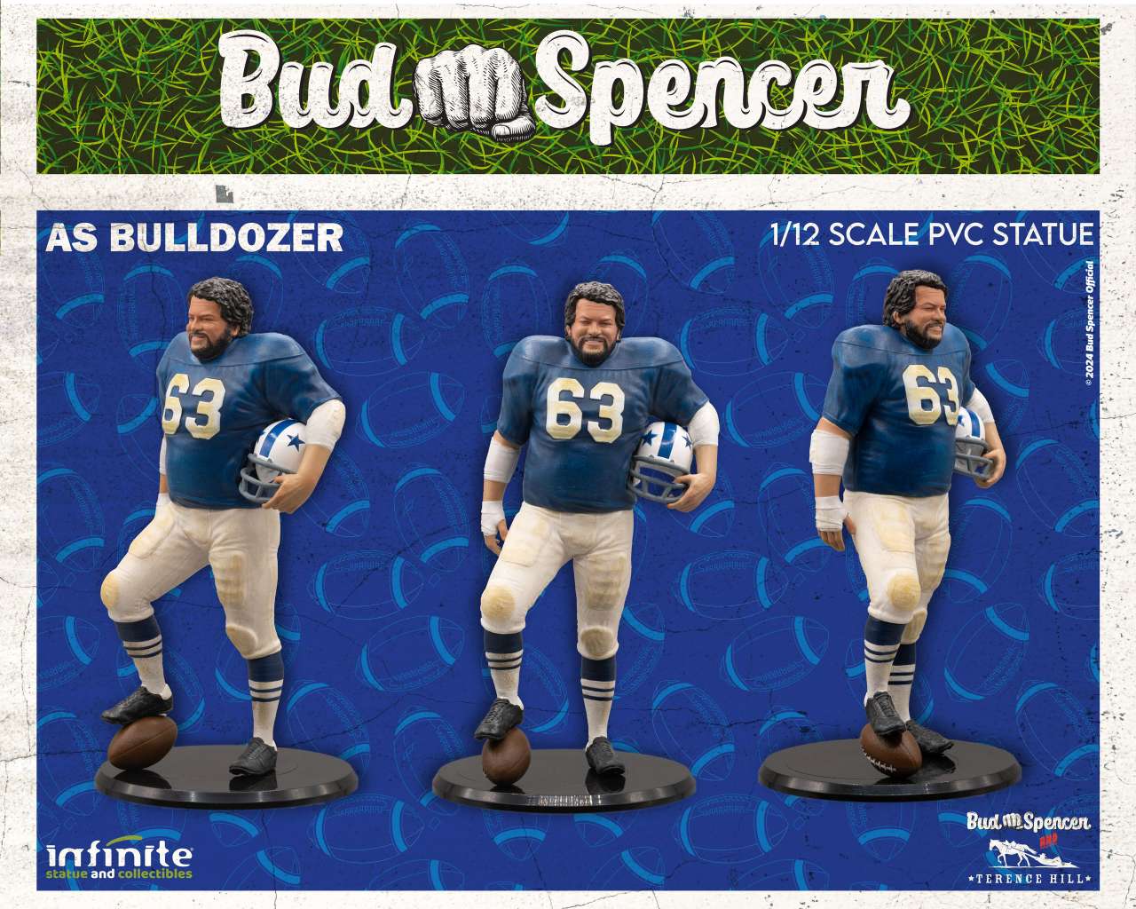 Bud spencer  Bambino / Trinità / Bulldozer / Banana Joe 1/12 pvc statue