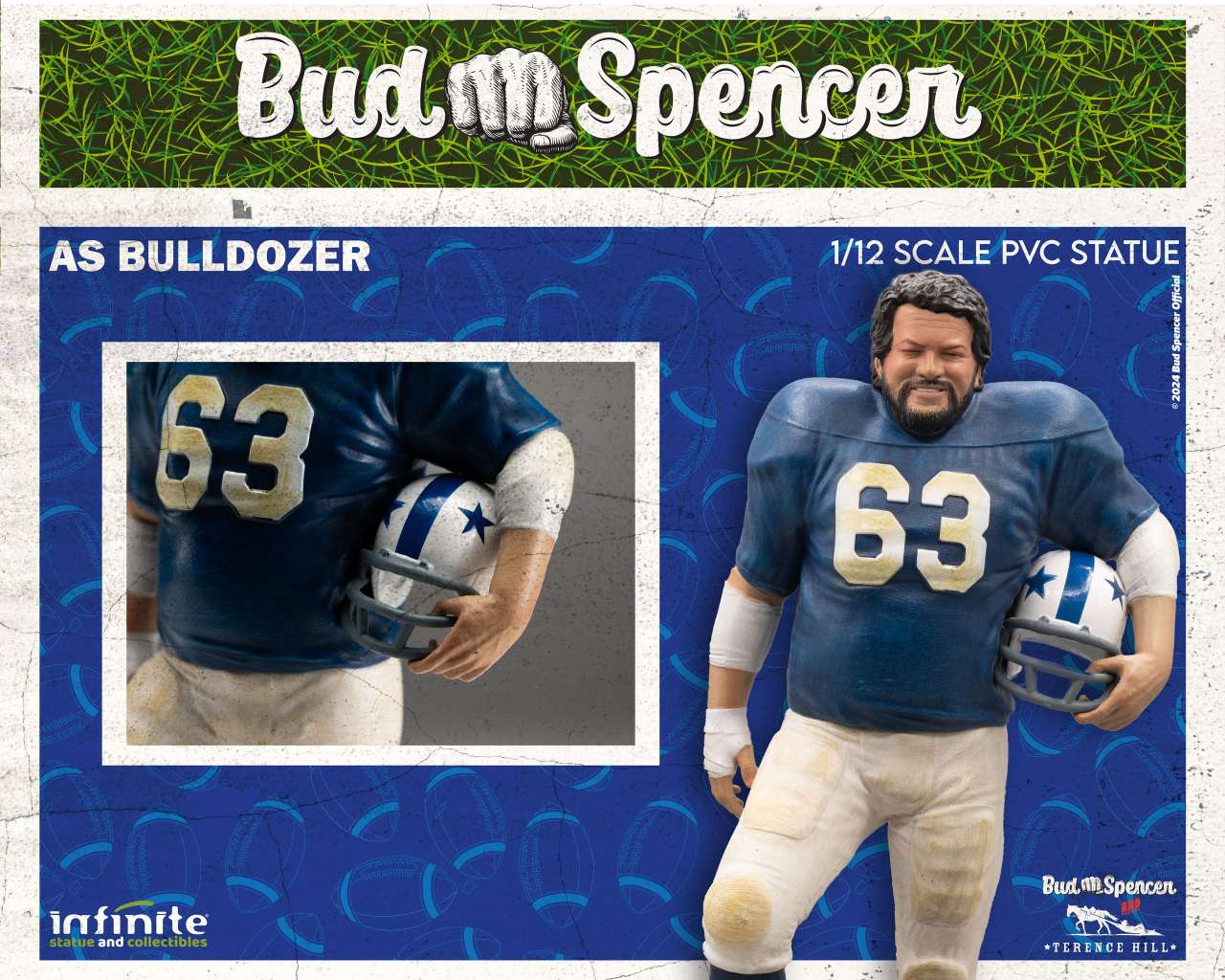 Bud spencer  Bambino / Trinità / Bulldozer / Banana Joe 1/12 pvc statue