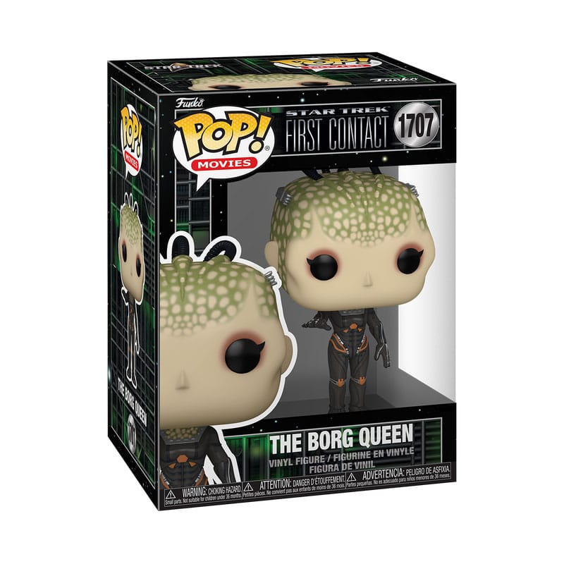 Star Trek First Contact POP! TV Vinyl Figure Borg Queen / Picard(Borg) 9 cm