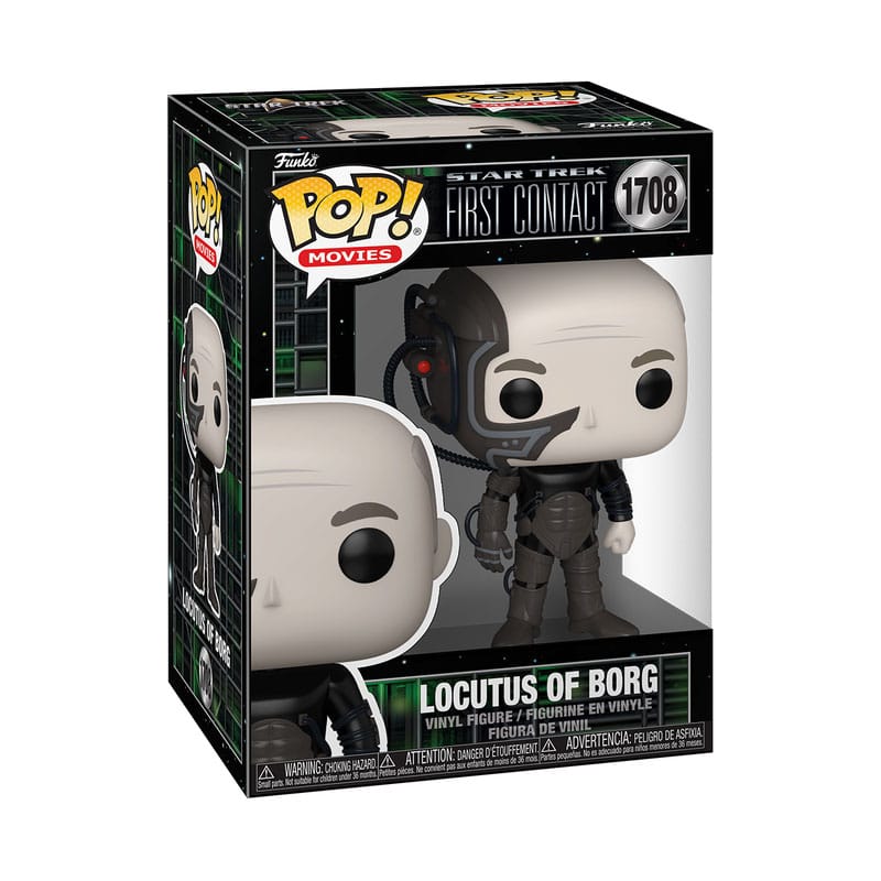 Star Trek First Contact POP! TV Vinyl Figure Borg Queen / Picard(Borg) 9 cm